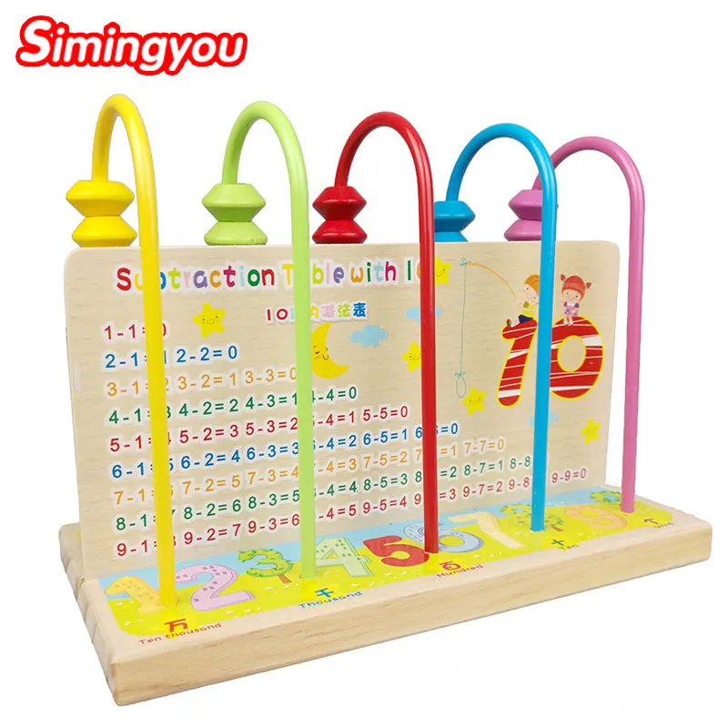 

Baby Montessori Educational Toys Math Early Learning Wooden Games BMZ2