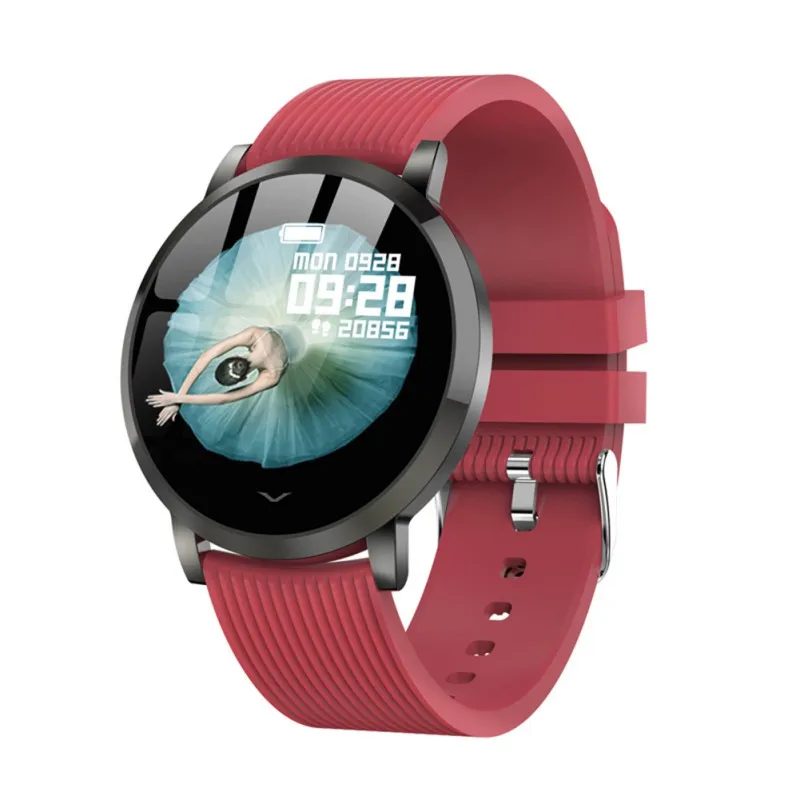 LV09 1,3 дюймовый смарт-браслет IP67 Водонепроницаемый Мониторинг Артериального Давления металлический Starp спортивные Смарт-часы для Android/IOS