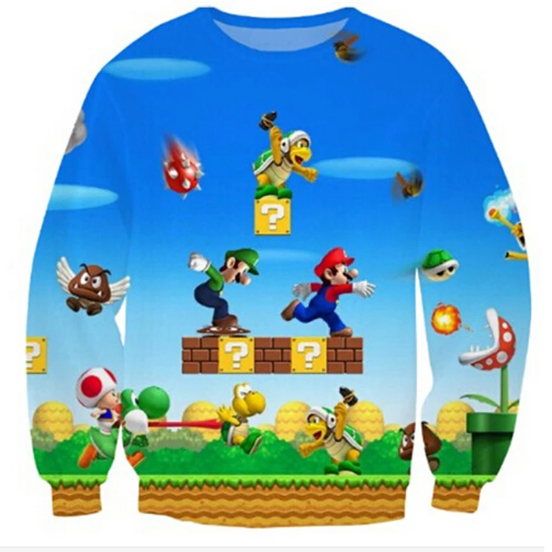 Mario Kart Dragon Ball Супер Толстовка Hoddies для мужчин хип-хоп 3D принт мультфильм аниме мужские толстовки уличная мужская Толстовка - Цвет: W731