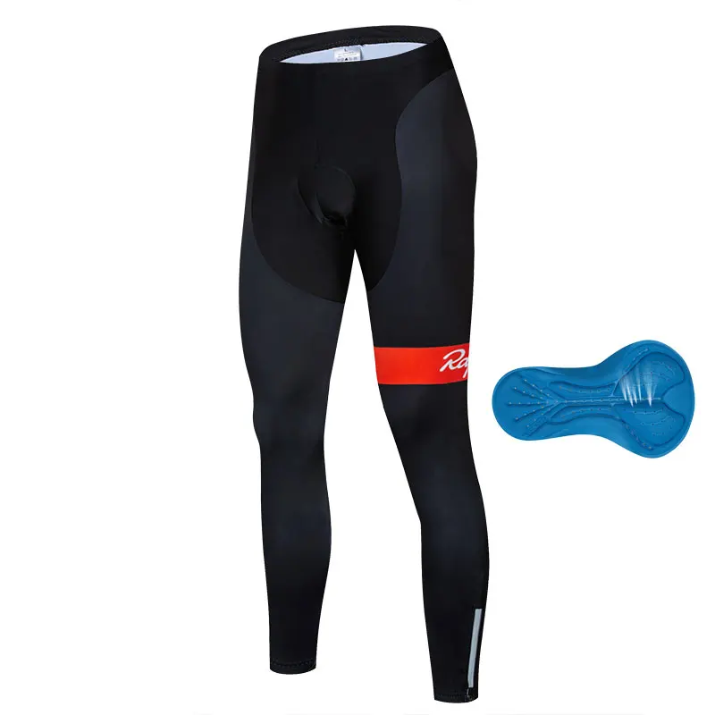 pants no fleece 2 Велокофты Комплект зимний термальный флис с длинным рукавом теплый красный и черный градиент Тур де Франс Ropa Ciclismo Hombre - Цвет: pants no fleece 2