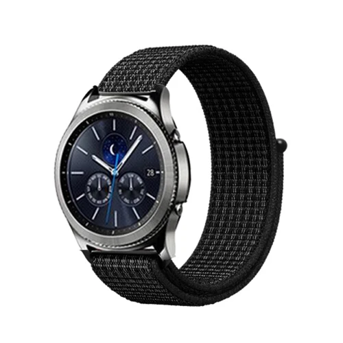 Ремешок 22 мм/20 мм для samsung galaxy watch 46 мм 42 мм active 2 40 мм 44 мм gear S3 frontier huawei gt 2 42 мм/46 мм amazfit ремешок Bip - Цвет ремешка: 15-black white