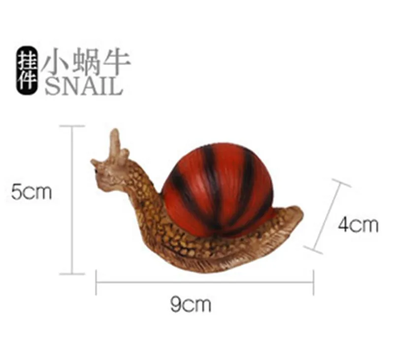 S/M/L Смола украшения сада Моделирование Улитка Открытый Двор Сад Искусство смолы фигурка садовый декор животных - Цвет: S