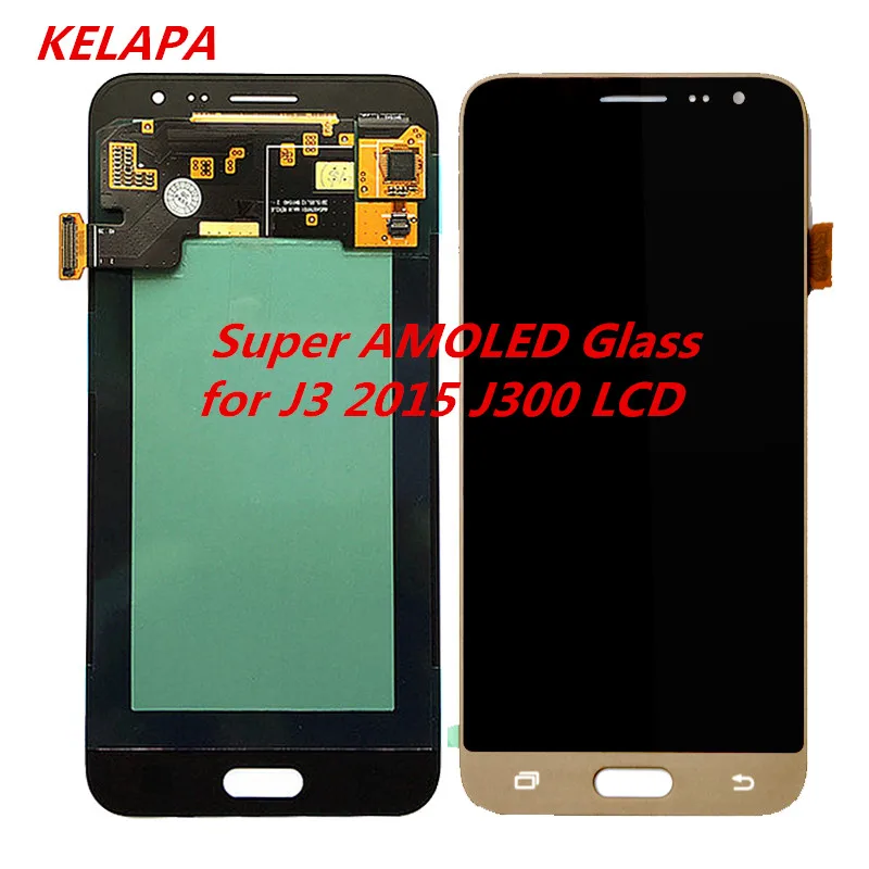 

5pcs Super AMOLED LCD For Samsung Galaxy J3 2015 J300 J300F J300FN J300A J300M LCD Display Screen Digitizer Assembly