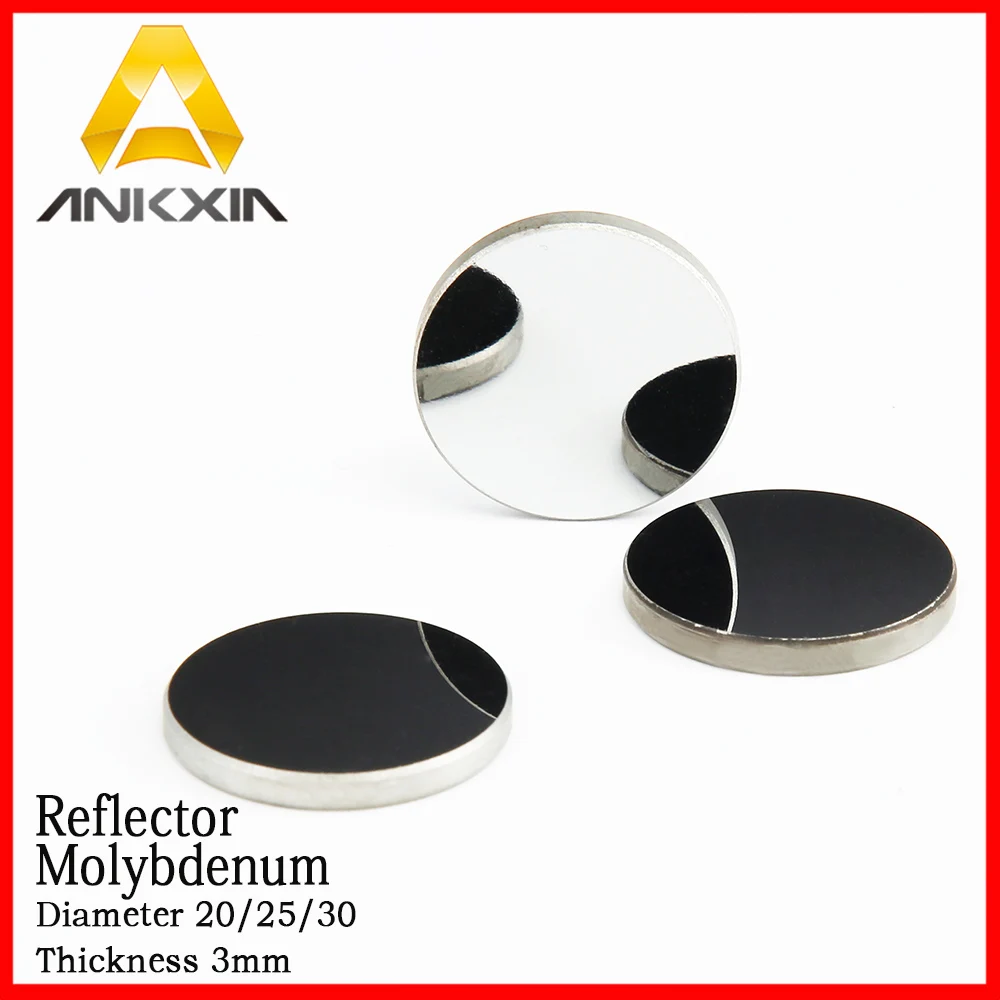 

Molybdenum Mirror Mo Reflector Dia 20/25/30mm For Co2 Laser Cutting Engraver Thickness 3mm