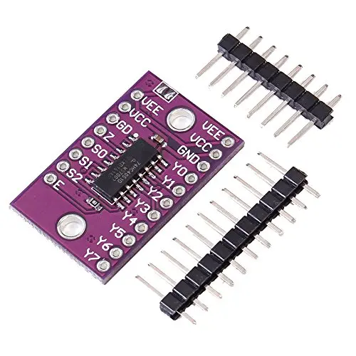 

CJMCU-4051 74HC4051 8-Channel-Mux Analog Multiplexer Selector Module