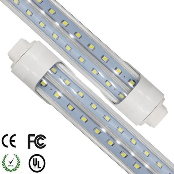 R17D T8 8ft 2400mm Led Tube Light Rotating 270 Degree LED V Shape Tube