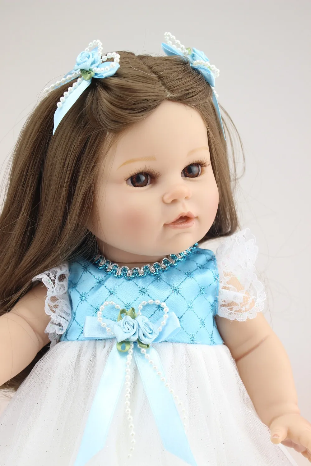 American Girl Doll 18 inches Doll Reborn Real Silicone Doll Realistic