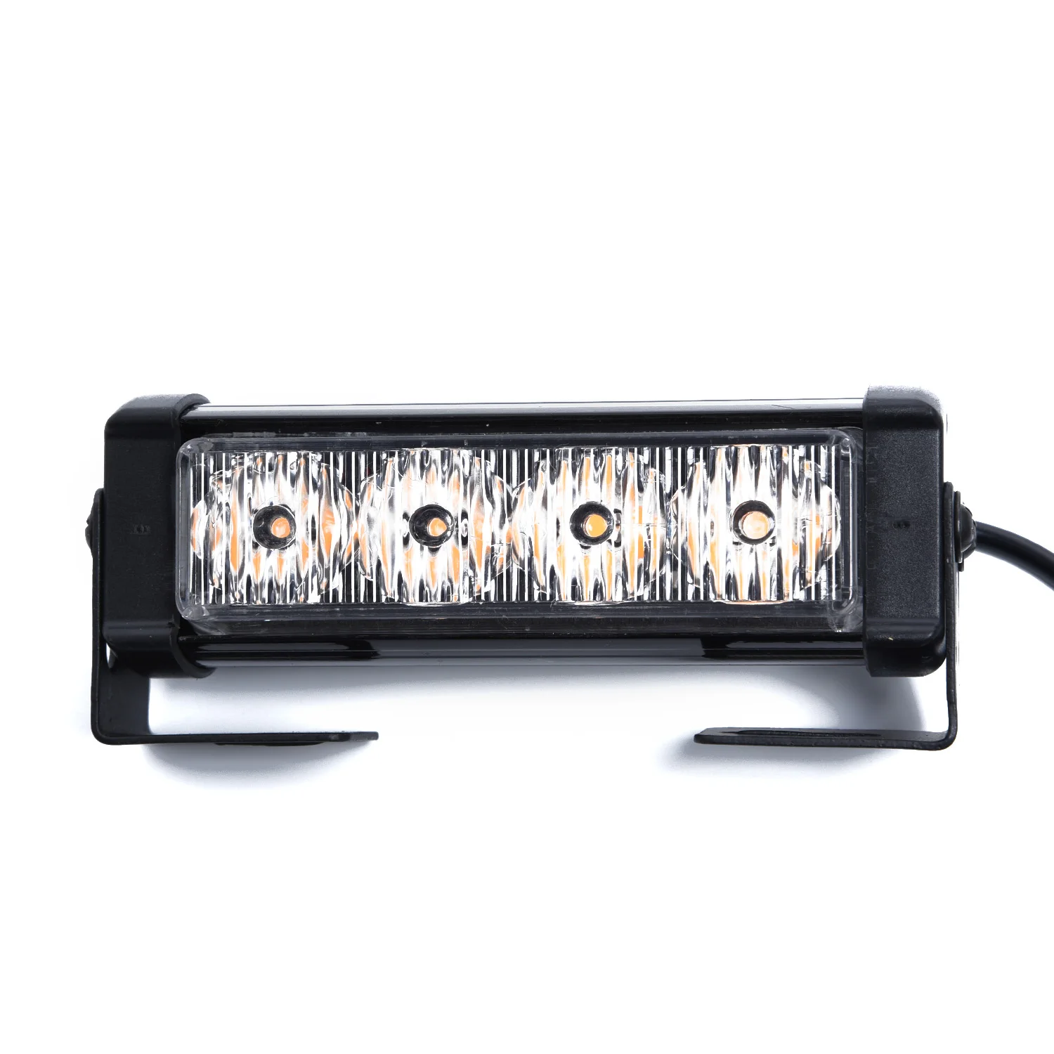 2pcs 12V светодиодный Янтарный стробоскоп для восстановления автомобиля Авто мигает аварийная решетка бар огни
