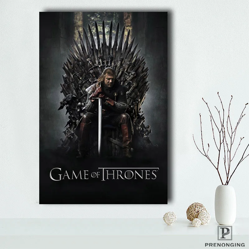 

Canvas Poster Silk Fabric Custom Game of Thrones Home Decor Creative Art Poster Print More Size@190414-S-06