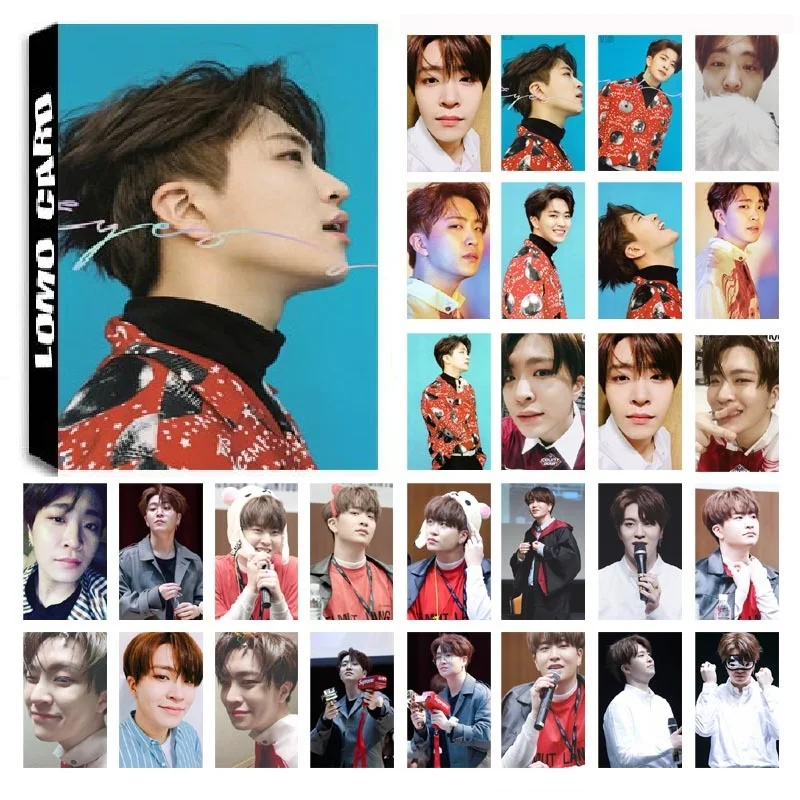 Новинка 30 шт./компл. KPOP GOT7 Youngjae Single 04 EYES ON YOU альбом HD фото карта из ПВХ самодельная