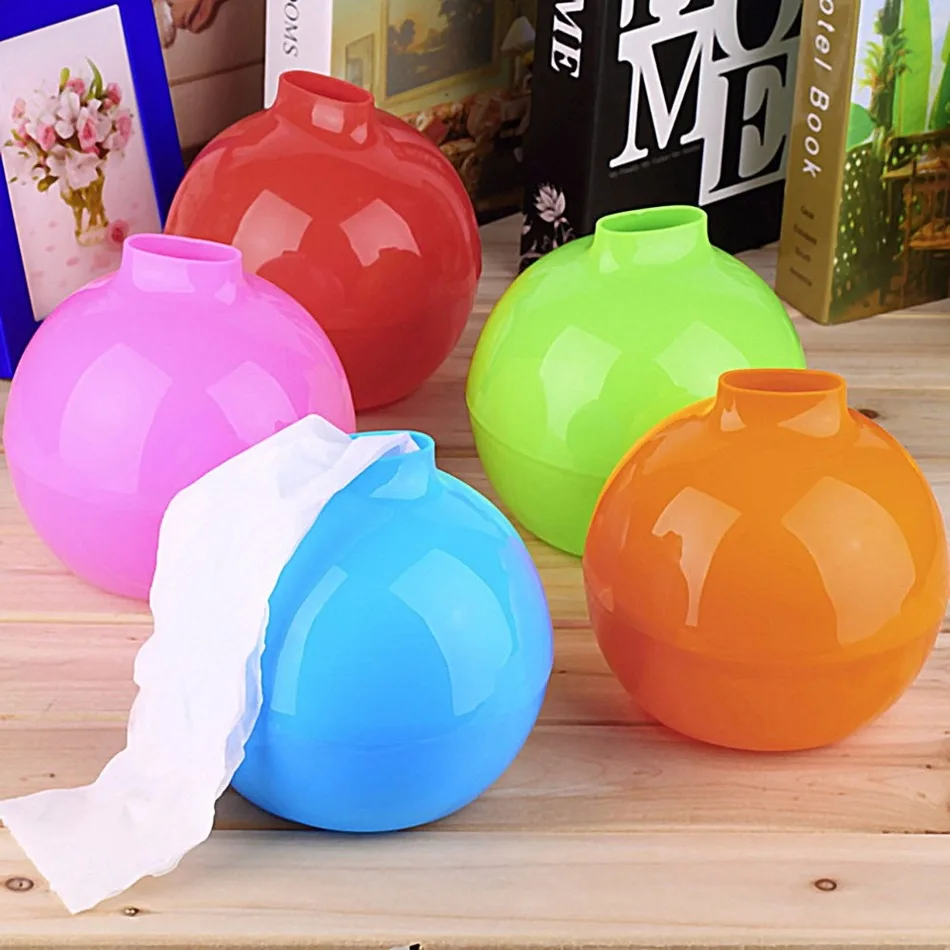 Paper Tissue Box Boxes Holder Living Room Bedroom Bathroom Bomb Shaped Pumping Tissue Boxes
