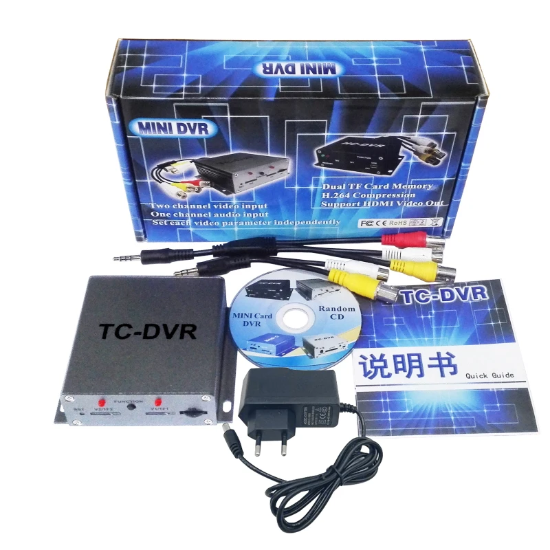  Hot TF Micro SD Card Mini DVR Video Recorder Support Dual 32GB TF Cards Real time video Record Moti