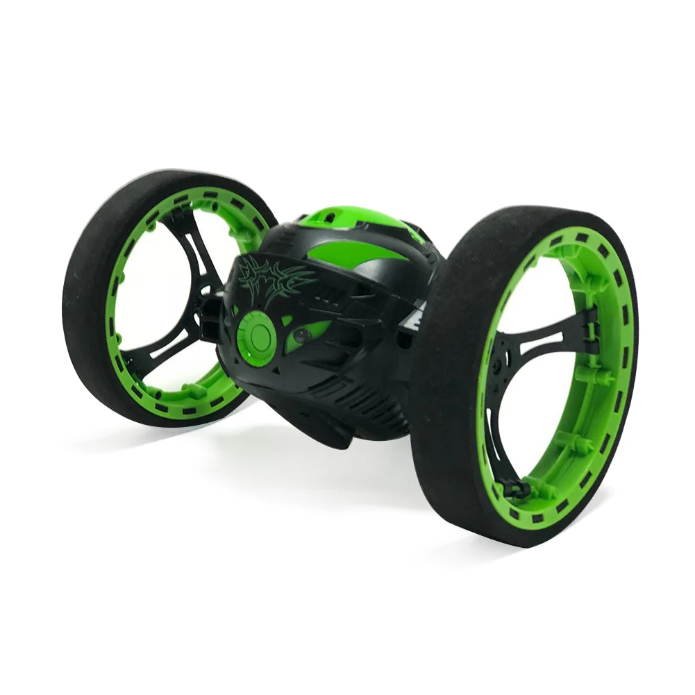 

New Upgrade version Jumping Bouncing Car RC Cars 4CH 2.4GHz Jumping Rock Roll RC Car W Flexible Wheels Remote Control Robot Car