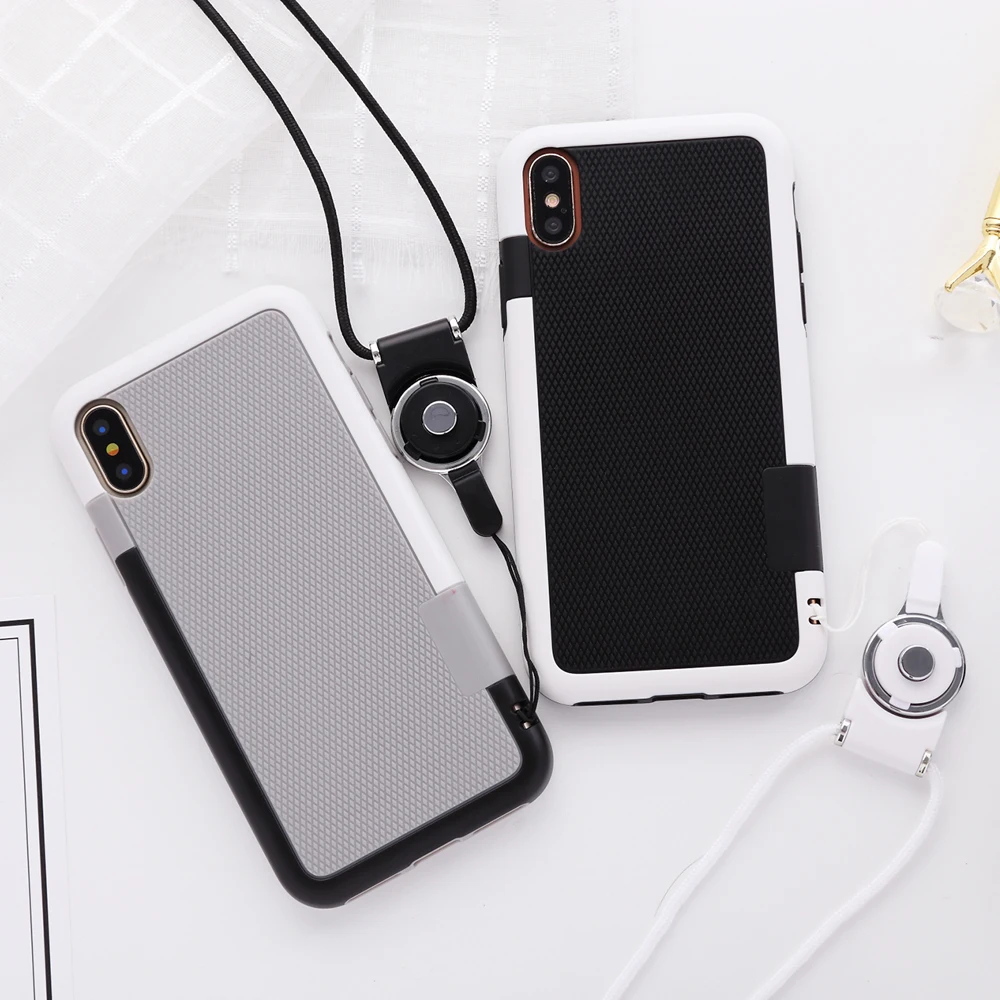 

For iphone 11 pro max Zenus Walnutt Color Shock Silicone+ PC Shockproof Cover Case For iPhone XS max XR X 5 67 8 8 Plus + strap
