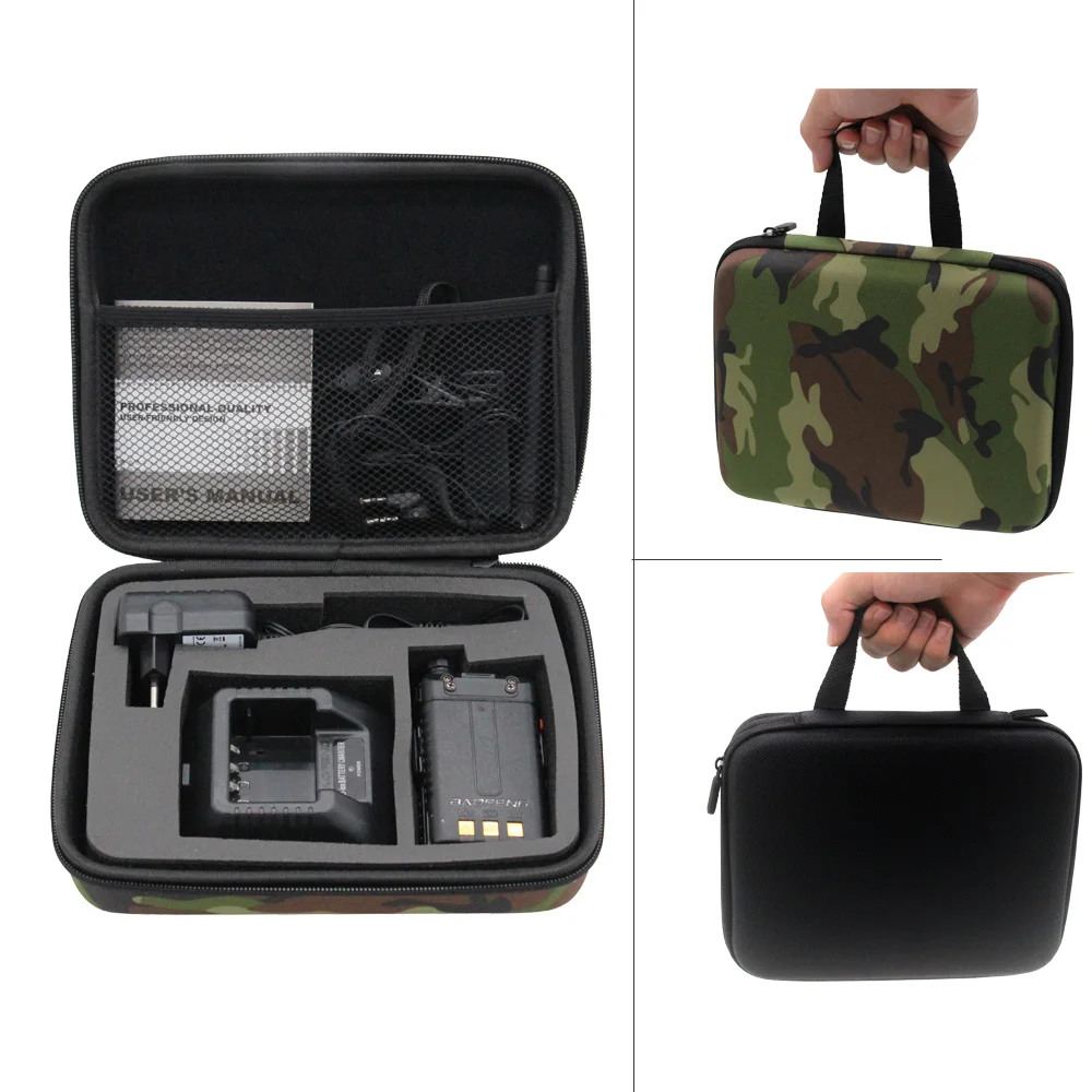 XQF High Quality Two Way Radio Case Handbag Walkie Talkie Carrying