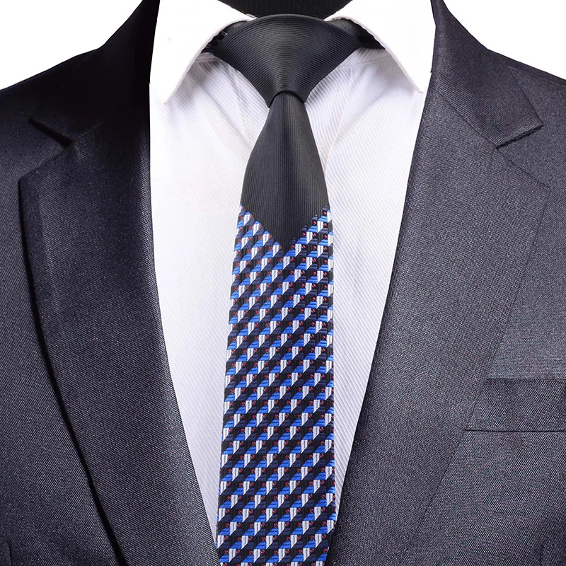 GUSLESON мужские Узкие галстуки Роскошные Цветочные Галстуки в клетку Hombre 6 см Gravata тонкий галстук в горошек Классический деловой Свадебный галстук для мужчин