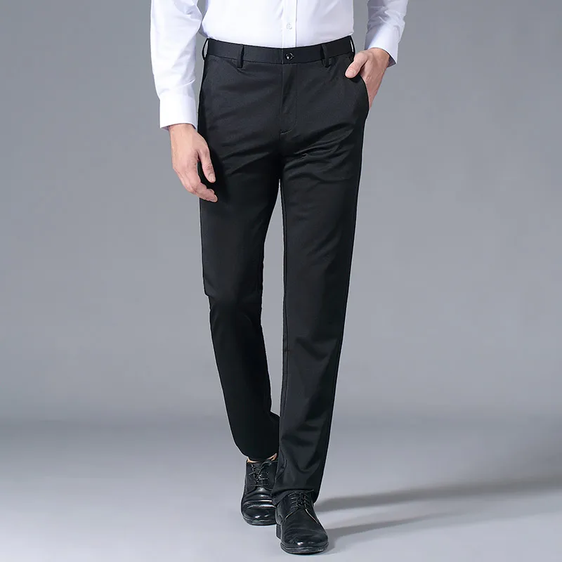 TFETTERS 2019 Men s slim Fit leisure Suit Pants High Quality Men Pants Summer Trousers Straight 4