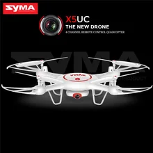 Latest Syma Drone X5UC RC Quadcopter 2.4G 4CH Hover Function Headless Mode, 2.0MP HD Camera, X5C Upgraded New Version