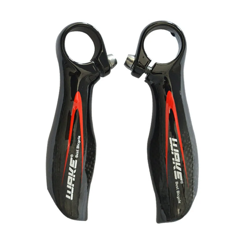 

Wake 2Pcs Mountain Bike Bar Ends Carbon Black Bicycle Handlebar Horn 22.2MM for Road Bike Bicycle Parts High Quality Newest