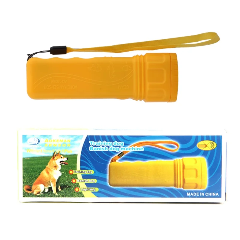 

New High Power Anti Barking Stop Bark Dog Training Device Dog Repeller Control LED Ultrasonic Anti Bark Barking Without Battery