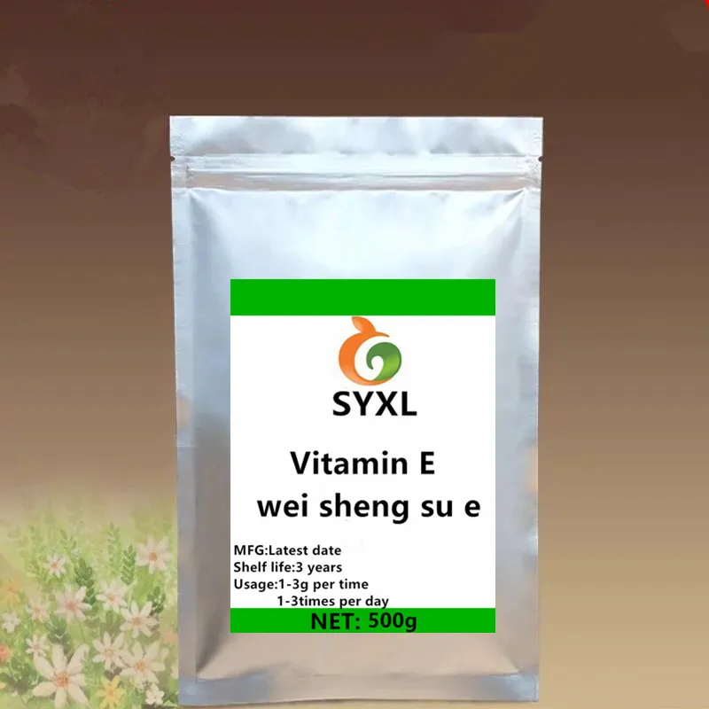Порошок витамина Е 100g-1000g 99%/wei sheng su E/food grade - Цвет: 500g
