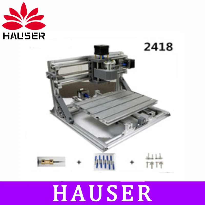 

diy cnc engraving machine cnc 2418,diy laser engraver, GRBL control, ER11 cnc, 3 axis pcb Milling Machine, cnc Router