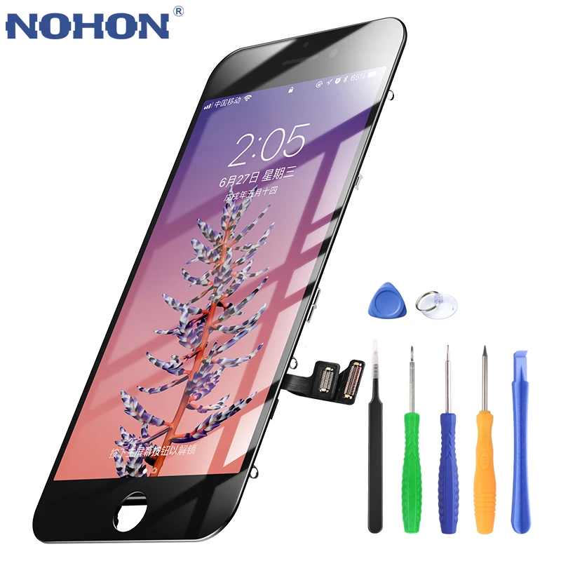 

NOHON AAA+++ LCD Display Screen Assembly For iPhone 6 6S 7 Touch Screen Digitizer Replacement Mobile Phone LCDs + Free Tools
