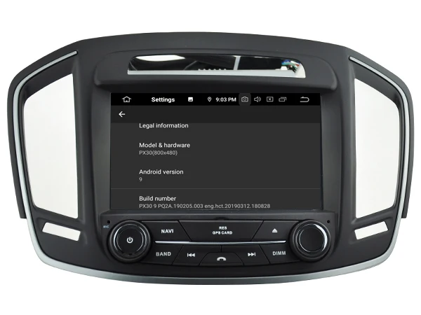 Top Quad-Core Android 9.0 CAR DVD Player For OPEL INSIGNIA 2014 car multimedia AUTO support DVR WIFI DAB OBD 3