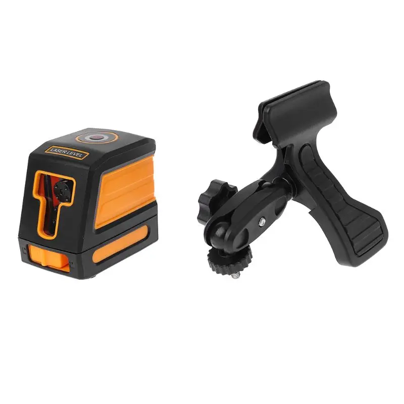 2 Lines Laser Level Self-leveling Red Cross Laser Lines IP54 with Bracket Clip