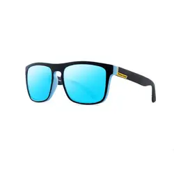 Мужские Поляризованные TR90 солнцезащитные очки винтажные анти-УФ водительские черные очки прямоугольные оттенки женские Oculos masculino мужские