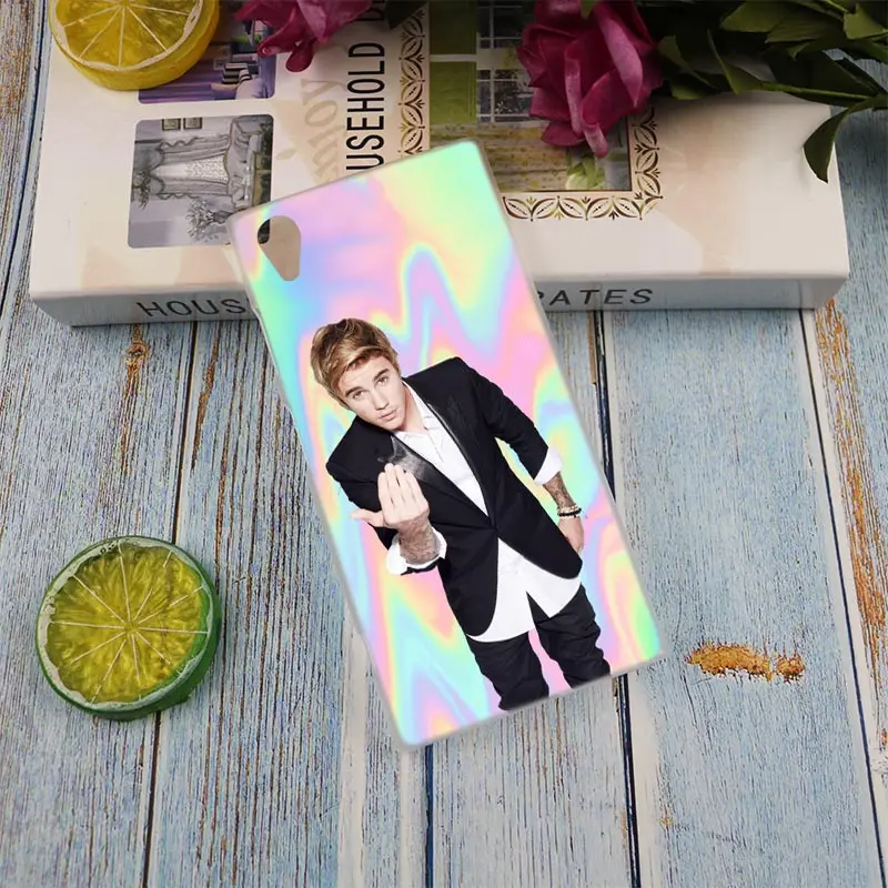 Fashion JUSTIN BIEBER Clear Cover Case for Sony Xperia Z3 Z5 Premium M4 Aqua M5 X XA XA1 C4 C5 E4 E5 XZ XZ2 Compact Plus