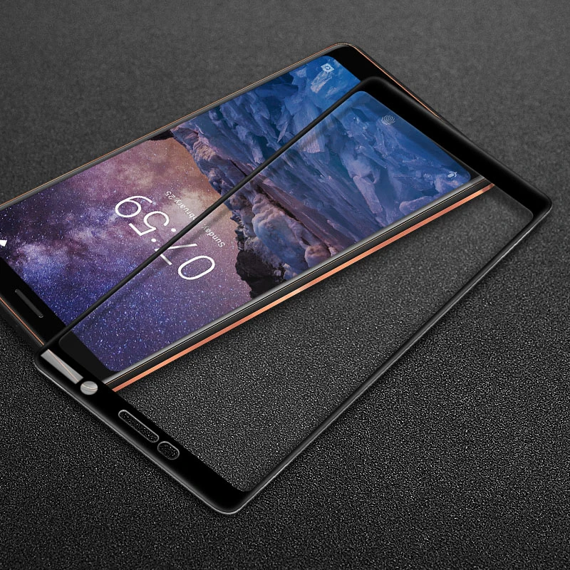 Для Nokia 7 Plus стекло IMAK 9h твердость полное покрытие Flim Для Nokia 7 Plus защита экрана Nokia7 Plus закаленное стекло