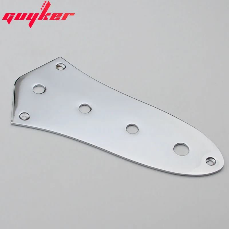 

Jazz Bass Control Plate - 4 Hole Metal - Chrome