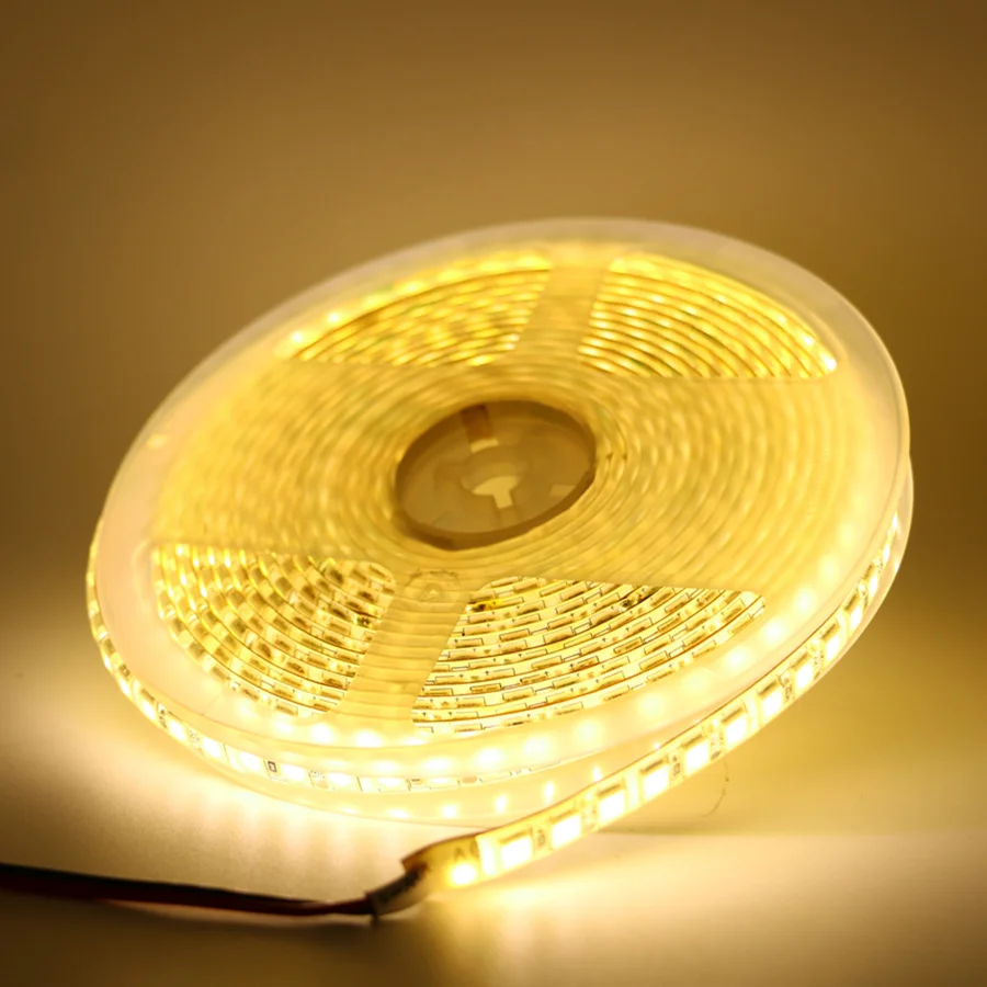 Гибкая светодиодная ленсветильник 5054 SMD 5050 1/2/3/4/5 м водонепроницаемая лента 12 В