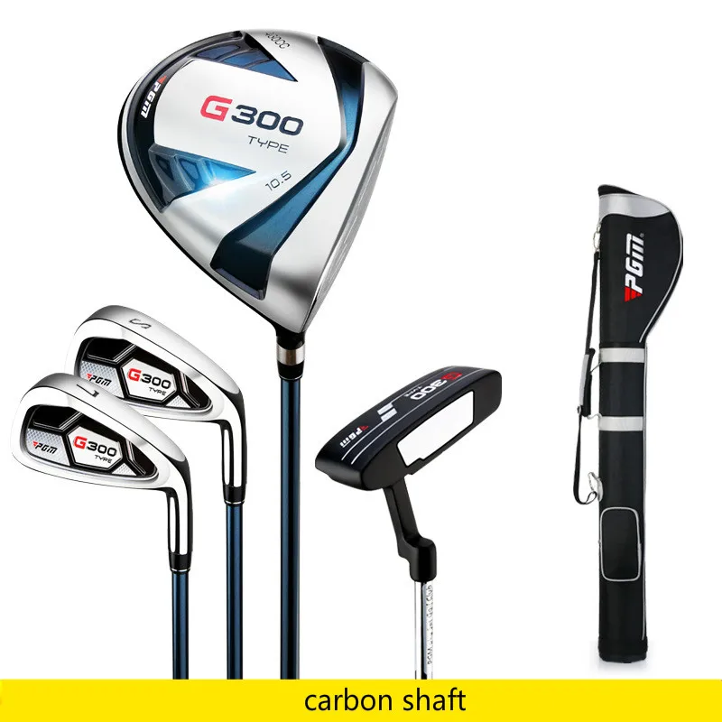 PGM Golf Men's Club Golf Half-set Titanium Alloy Men's Initial Club 4 Clubs+ Gun Bag MTG025