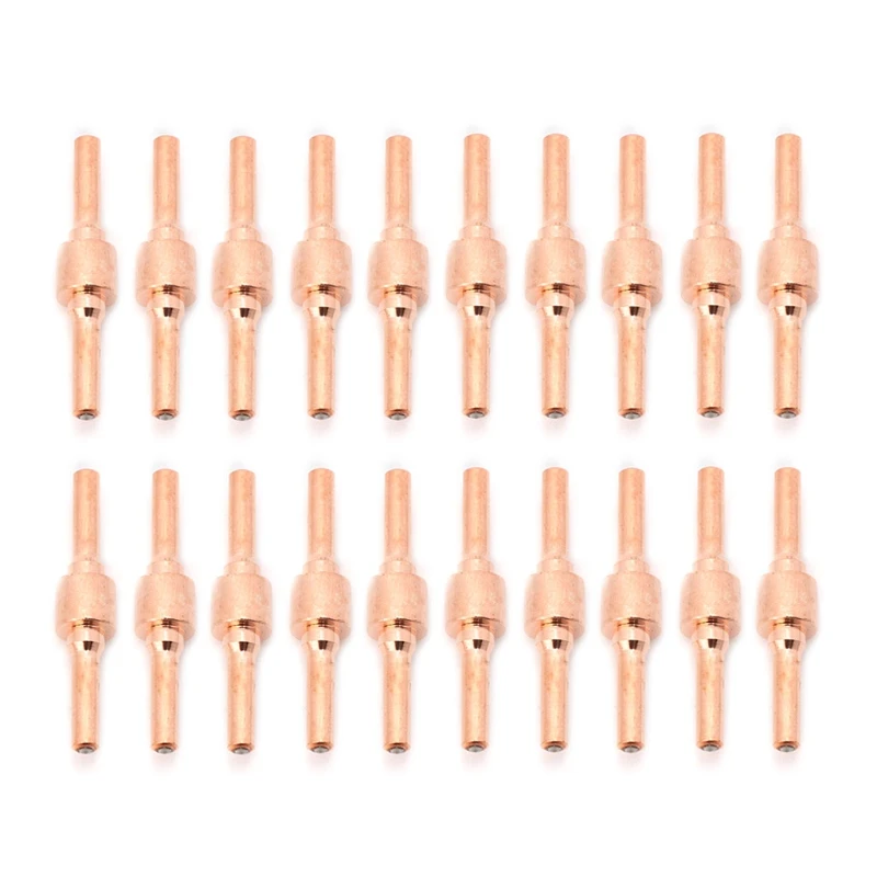 20Pcs Plasma Extended Electrodes/Tips Cutting Straight Machine Torch Consumables 20Pcs Plasma Extended Electrodes/Tips Cutting Straight Machine Torch Consumables