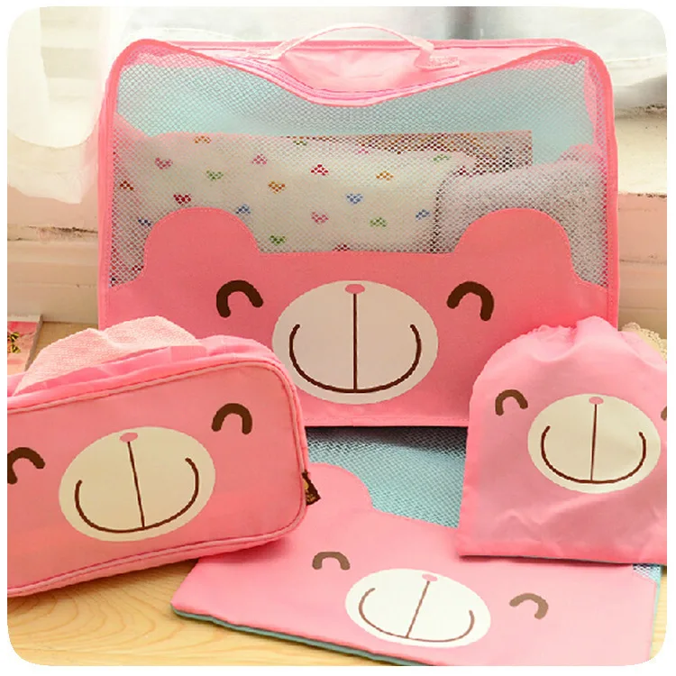 teddy bear wash bag
