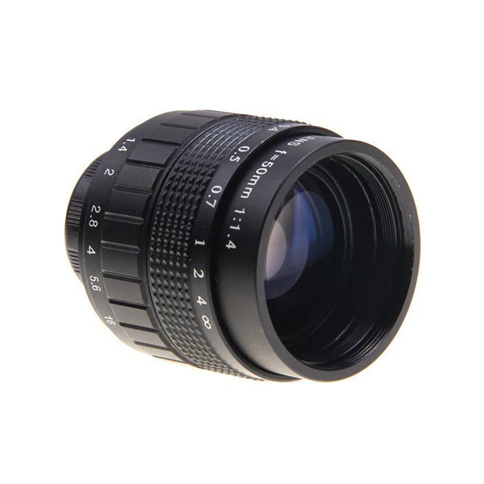 Фуцзянь 50 мм F1.4 CCTV объектив C-N1 адаптер с-образное крепление для объектива кольцевой макро светильник для Nikon 1 J5 S2 J4 V3 AW1 S1 J3 V2 J2 J1 V1 C N1 Камера объектив