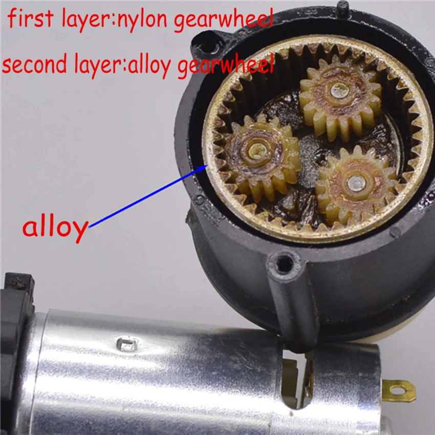 12V 8A 90 Вт сплав нейлон колеса планетарный редукторный двигатель Электрическая дрель электрическая отвертка Запчасти восхождение автомобиля баком шпинделя Мощность мотор