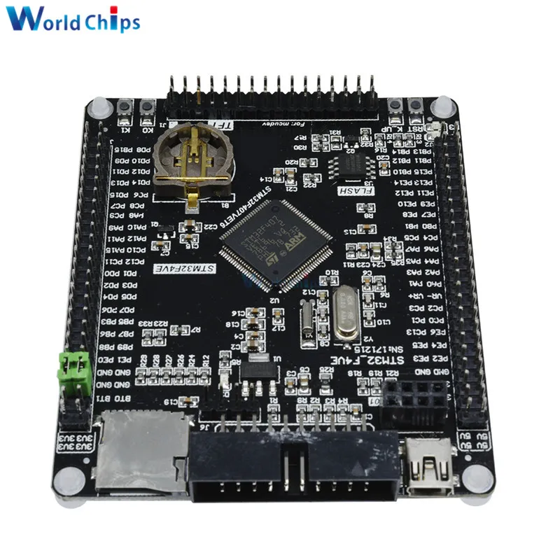 Diymore STM32F407VET6 макетная плата Cortex-M4 STM32 минимальная системная обучающая плата ARM основная плата STM модуль Слот для sd-карт