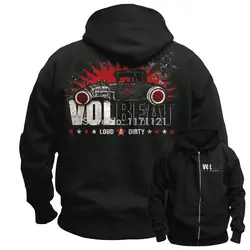 Volbeat датский громкий грязный rock roll 00% хлопковая толстовка