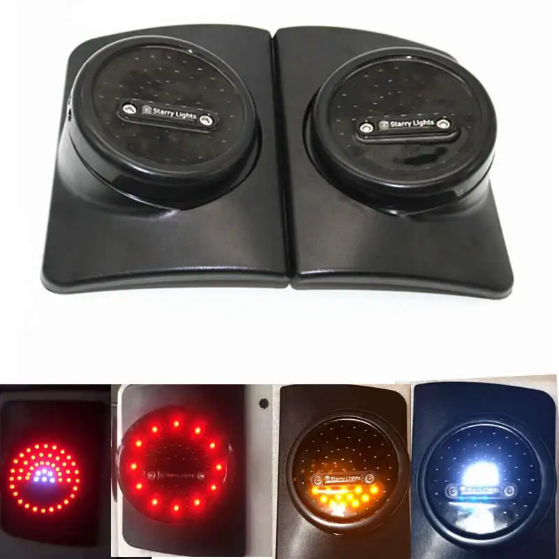 

LED Tail Light Running Brake Light Reverse Backup Amber Turn Signals US/Euro Version For Jeep Wrangler JK 2 Door 4 Door