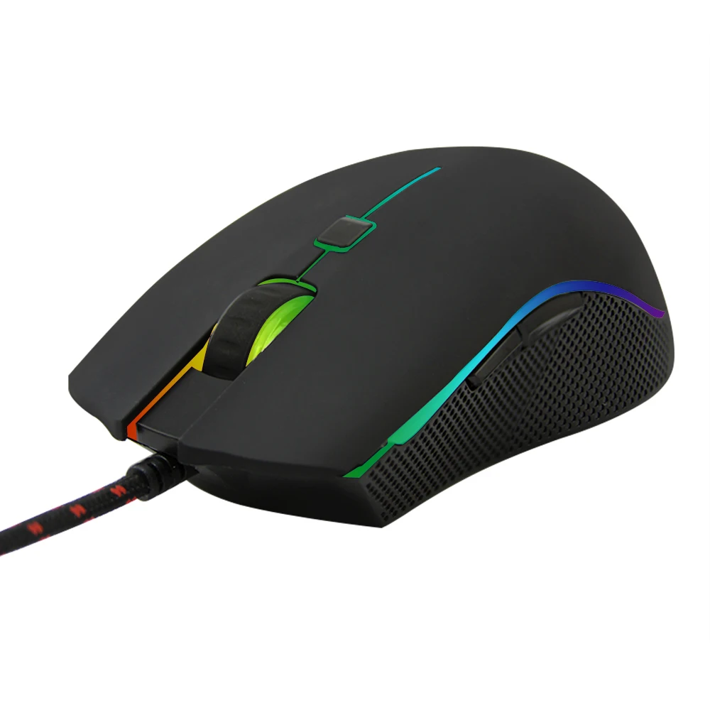 

Motospeed V40 Wired Gaming Mouse Ergonomic A3050 Professional Game Chip 4000 DPI Adjustable With LED RGB Backlit For PC Laptop