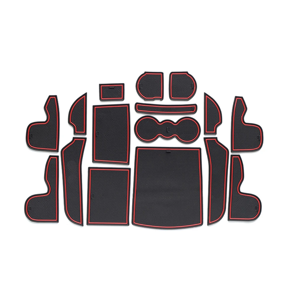 

Anti-Slip Gate Slot Mat Rubber Coaster For KIA Sorento 2015 2016 2017 2018 2019 Sorento Prime UM MK3 Accessories Car Stickers
