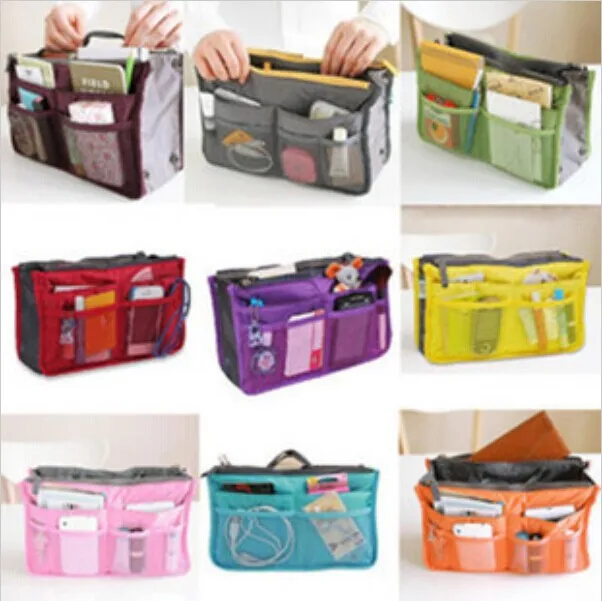 Large Storage Bag Hot Necessaire Women Purse Handbag Organizer Large Storage Bag Hot Necessaire Women Purse Handbag Organizer Organiser Travel Travelling Insert Liner Cosmetic In Bags Cases From