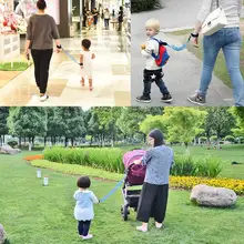 1xpcs 1.5 м/2.5 м Детская безопасность ребенка борьбе потерянный браслет ручной ремень эластичный ремешок прогулки веревка поводок для маленьких детей