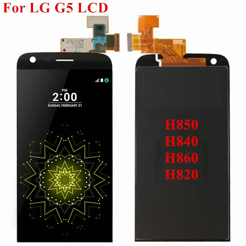 

Original 5.3" For LG G5 H830 H840 H850 H868 H845 H860 LCD Display Touch Screen With Frame Digitizer Assembly Replacement Parts