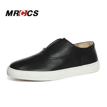 Special Shell Design Men’s Fashion White Shoes,Microfiber Leather Simple Platform Casual Flats,Large Size 11.5 48 MRCCS