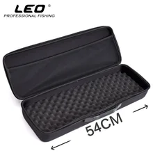 LEO 54 см EVA ударопрочный жесткий корпус инструментарий губка удочка и Рыболовная катушка многофункциональная Рыболовная Сумка