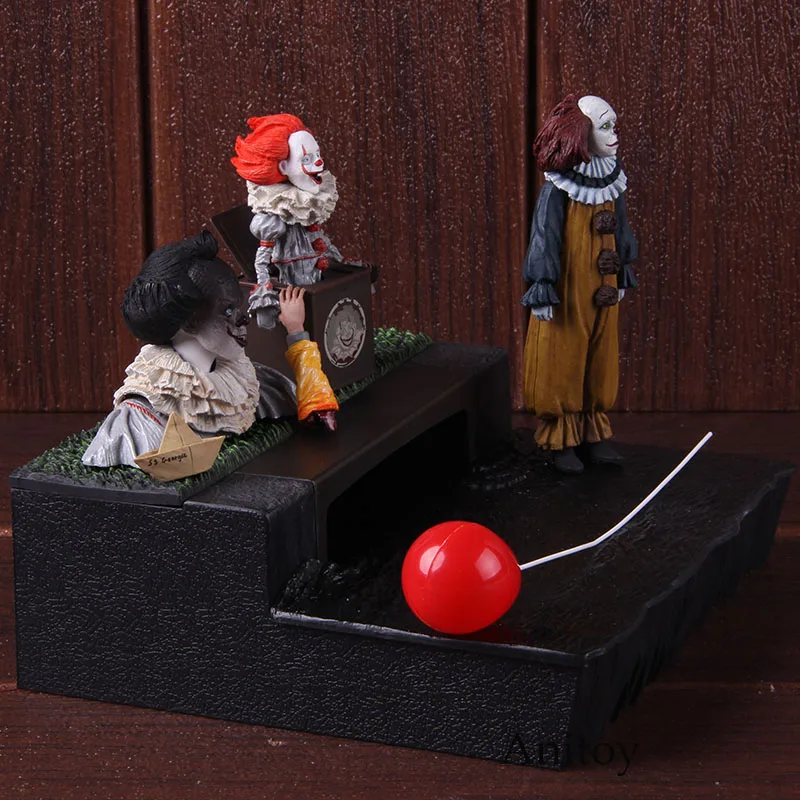 NECA Stephen King's It Pennywise набор аксессуаров ПВХ клоун Pennywise фигурка Коллекционная модель игрушки